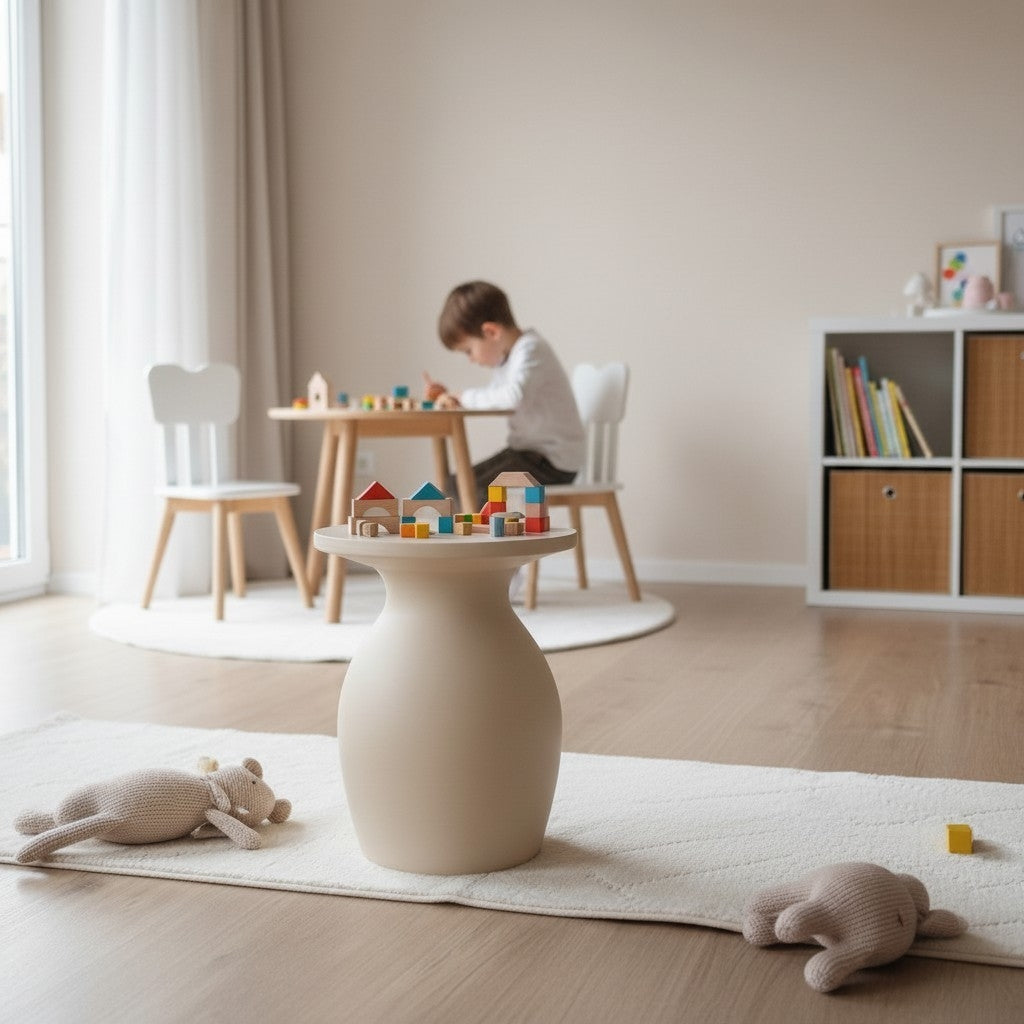 Beistelltisch – Organischer Pilz-Design