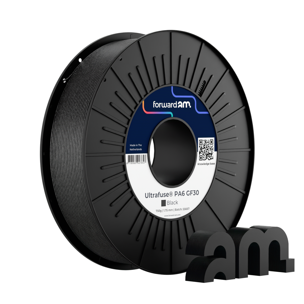 Ultrafuse® PA6 GF30 – Black (1,75 mm) – 750 g